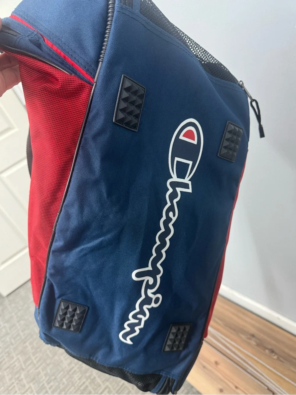 Champion Red, Navy & White Sport Duffle Bag